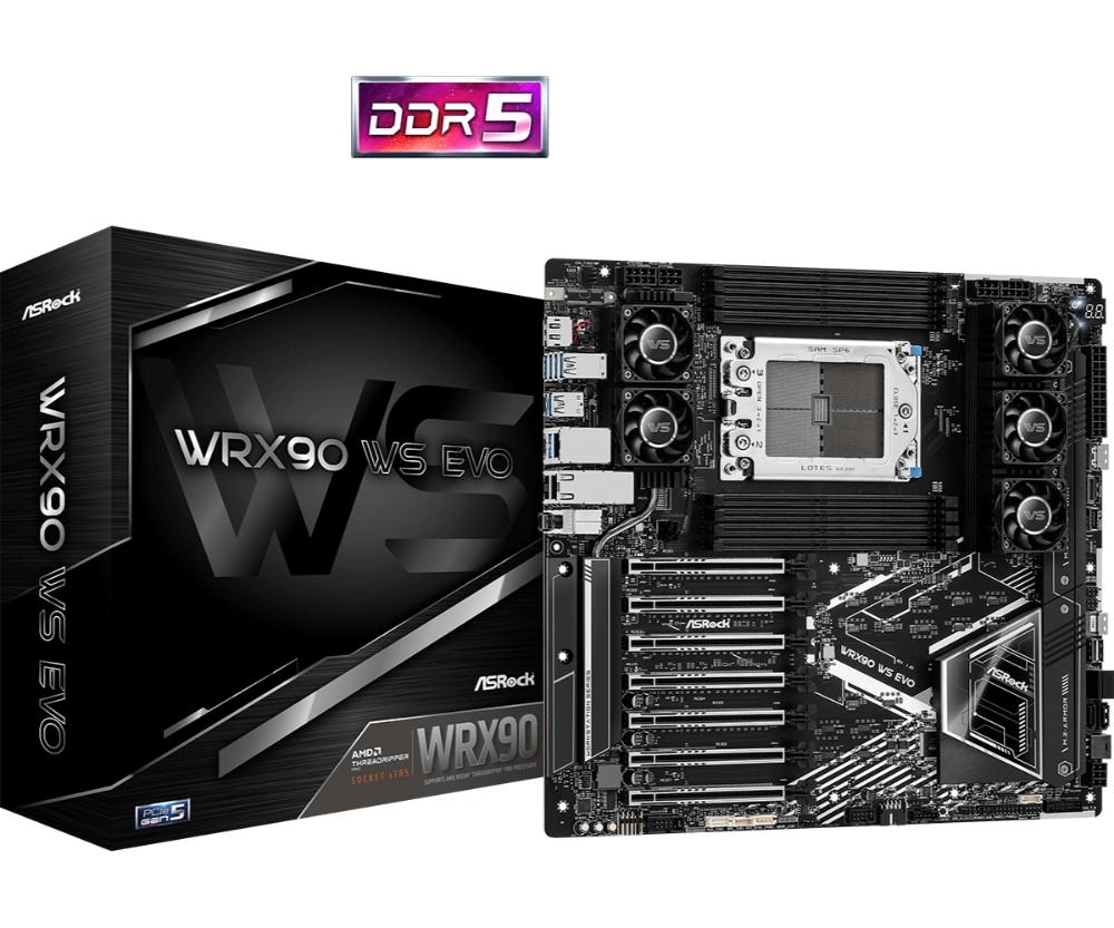 ASRock MB Sc sTR5 WRX90 WS EVO, AMD WRX90, 8xDDR5, 1xDP, EEB0 