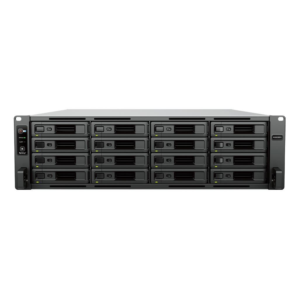 Synology RS2825RP+ RackStation (4C/Ryzen V1780B/3,35-3,6GHz/8GBRAM/16xSATA/2xUSB3.2/2xGbE/1x10GbE/1xPCle/1xminiSAS/RP)0 