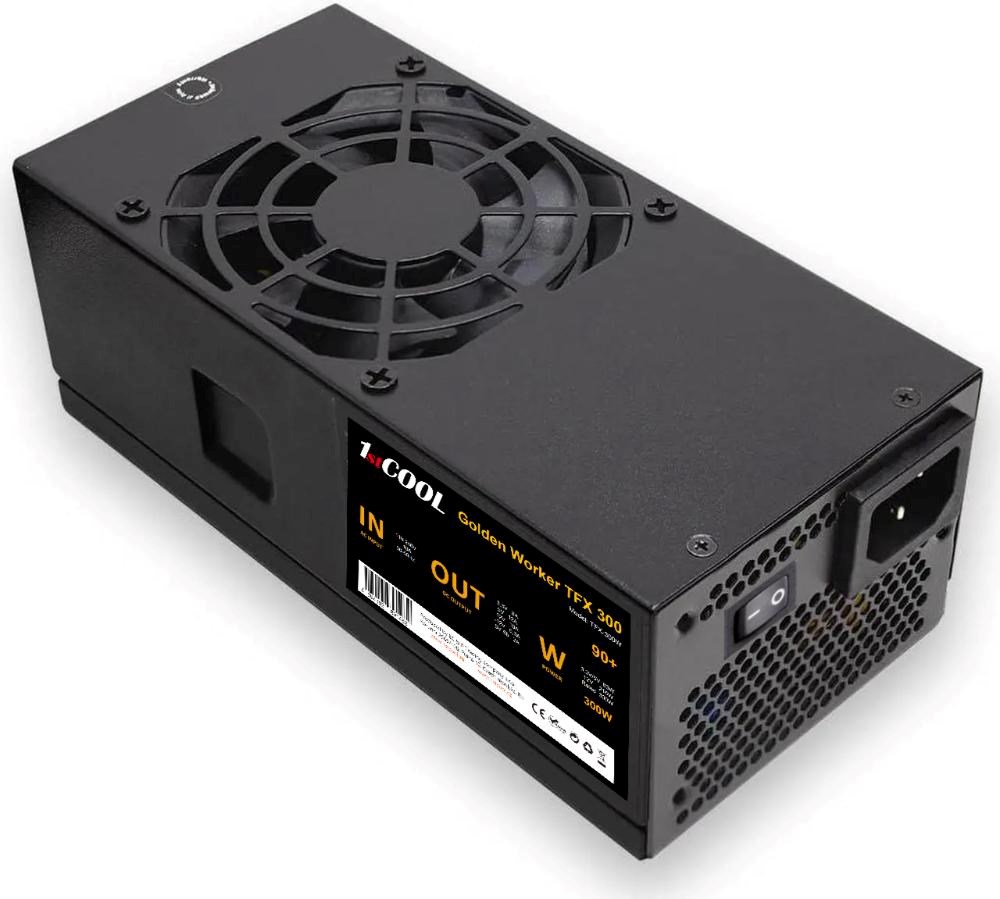 1stCOOL Zdroj Golden Worker TFX 300 88+, 300W, TFX, černá0 