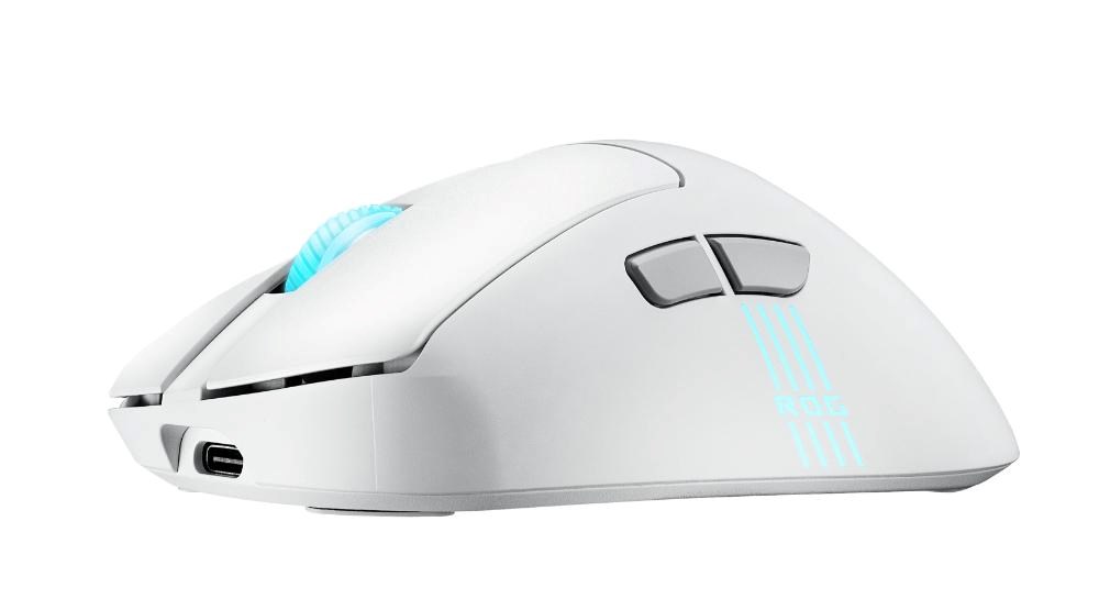 ASUS myš ROG Keris II Origin, bezdrátová herní myš, bílá4 