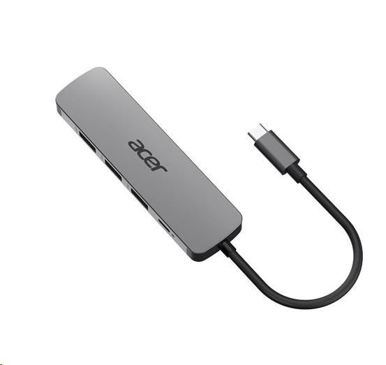 Acer 5IN1 Type- C dongle, HDMI, USB3.0, USB-C, 100W PD, Dark Silver0 