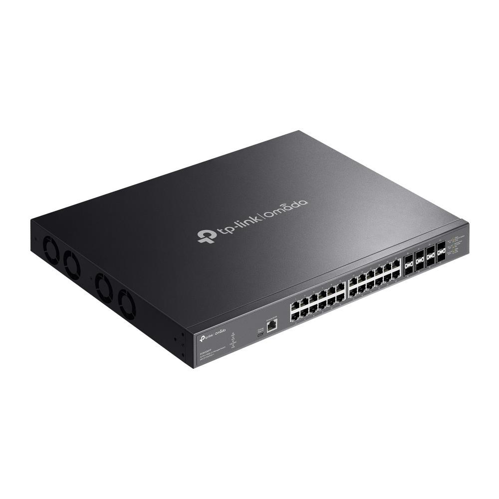 TP-Link OMADA switch SX3832MPP (24x10GbE, 8xSFP+, 24xPoE++, 770W, 1xconsole, 1xUSB-C)4 