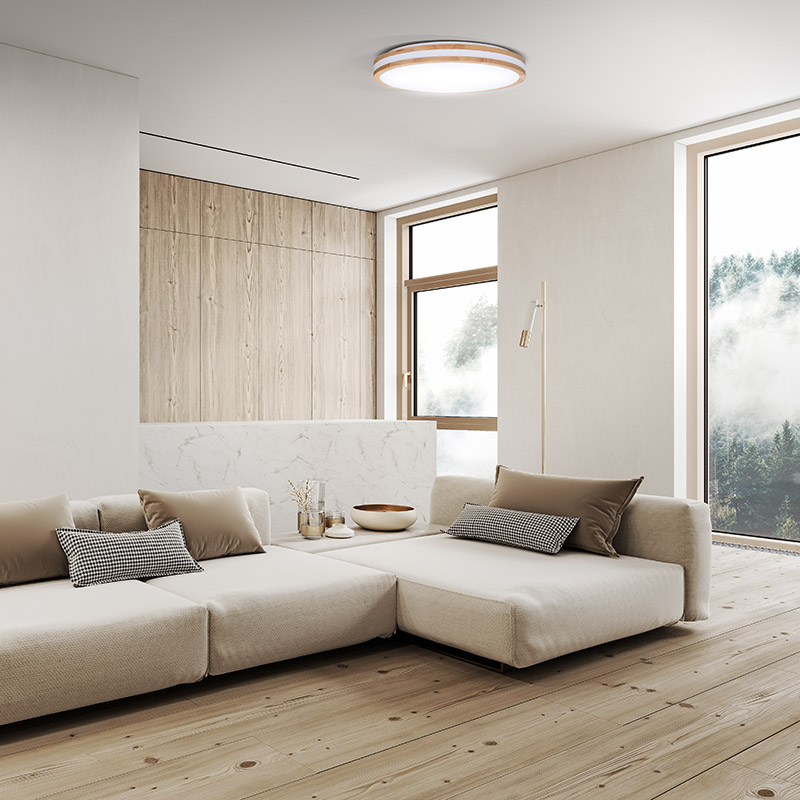 Solight LED osvětlení s dálkovým ovladačem Woody, 48W, 3360lm, 38cm, změna chromatičnosti, stmívatelné1 