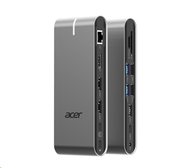 ACER 15in1 USB Type-C Universal Mini-dock: Host interface: USB-C,  2x USB-A 2.0,  1x USB-A 3.2 Gen2,  1x USB-A 3.2 Gen1,  11 