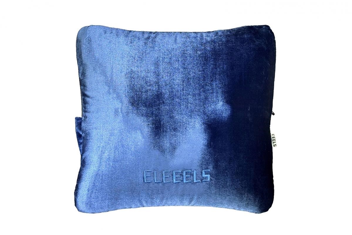 ELEEELS H1D Shiatsu masážní polštář Deluxe, lesklá modrá0 