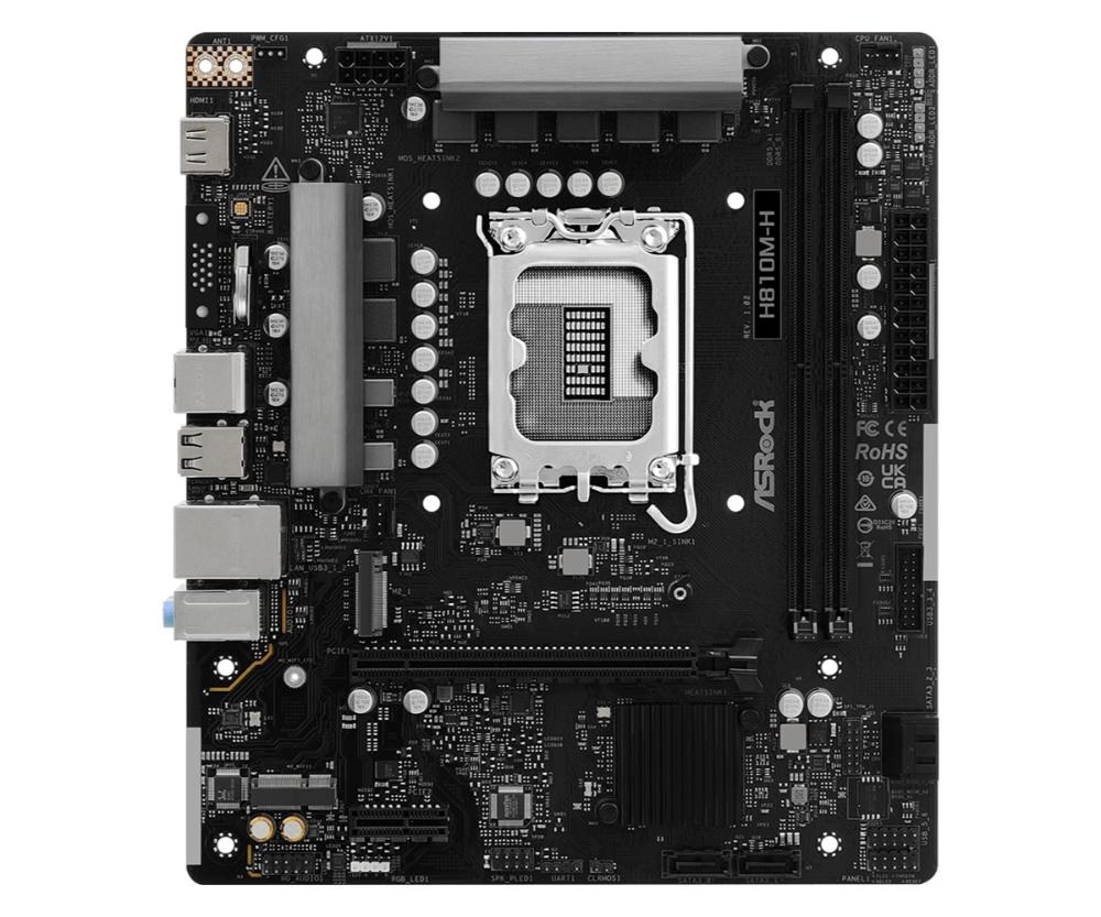ASRock MB Sc LGA1851 H810M-H,  Intel H810,  2xDDR5,  1xHDMI,  mATX1 