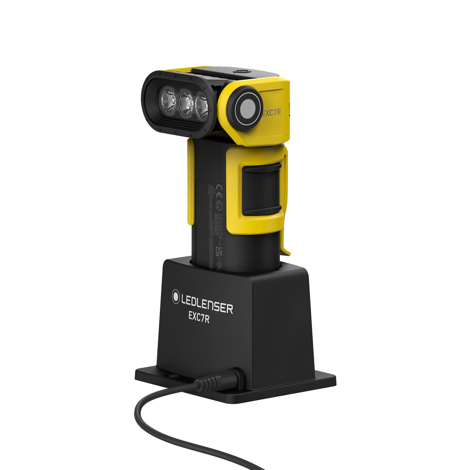 Ledlenser EXC7R svítilna pro práci v nebezpečném prostředí, s nabíjecí stanicí0 
