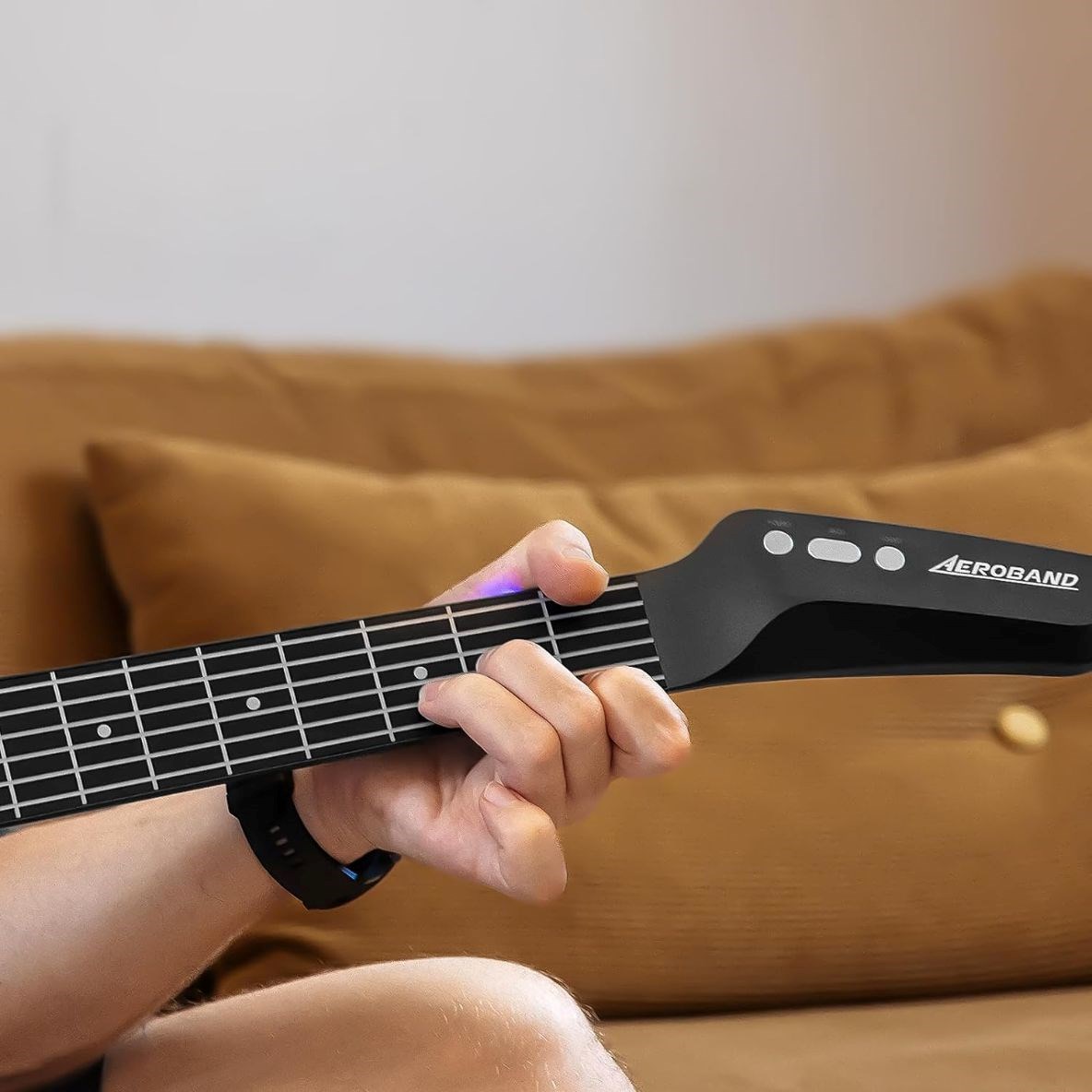 Aeroband Guitar - Smart Elektrická Kytara pouzdro,  černá4 