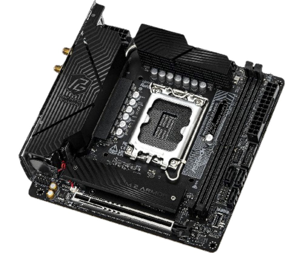 ASRock MB Sc LGA1700 B760I Lightning WiFi,  Intel B760,  2xDDR5,  1xDP,  1xHDMI,  mini-ITX2 