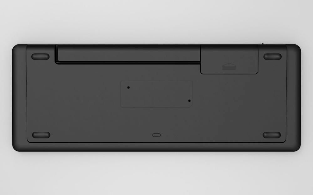 C-TECH Klávesnice WLTK-03,  Bezdrátová,  Touchpad,  černá1 