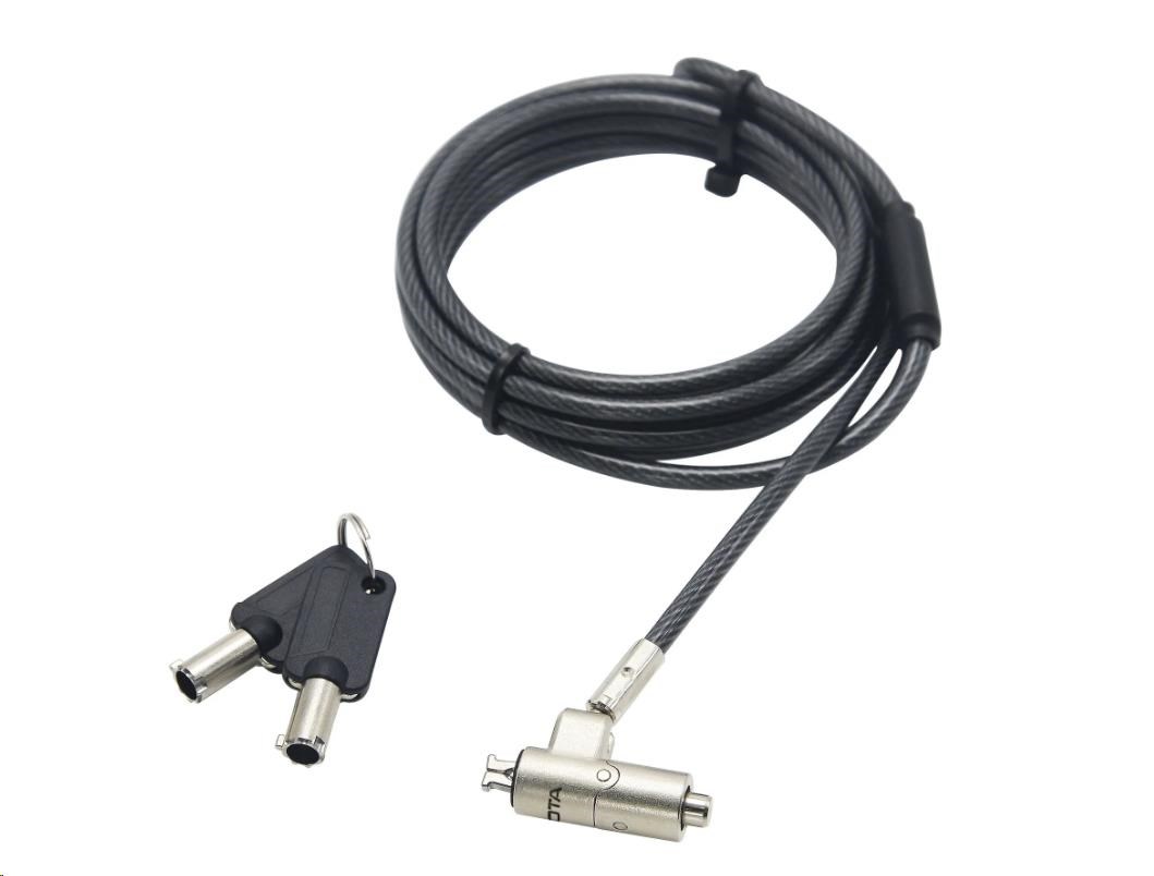 DICOTA Security Cable Nano Lock Ultra Slim masterkey 2.5x6 mm slot0 