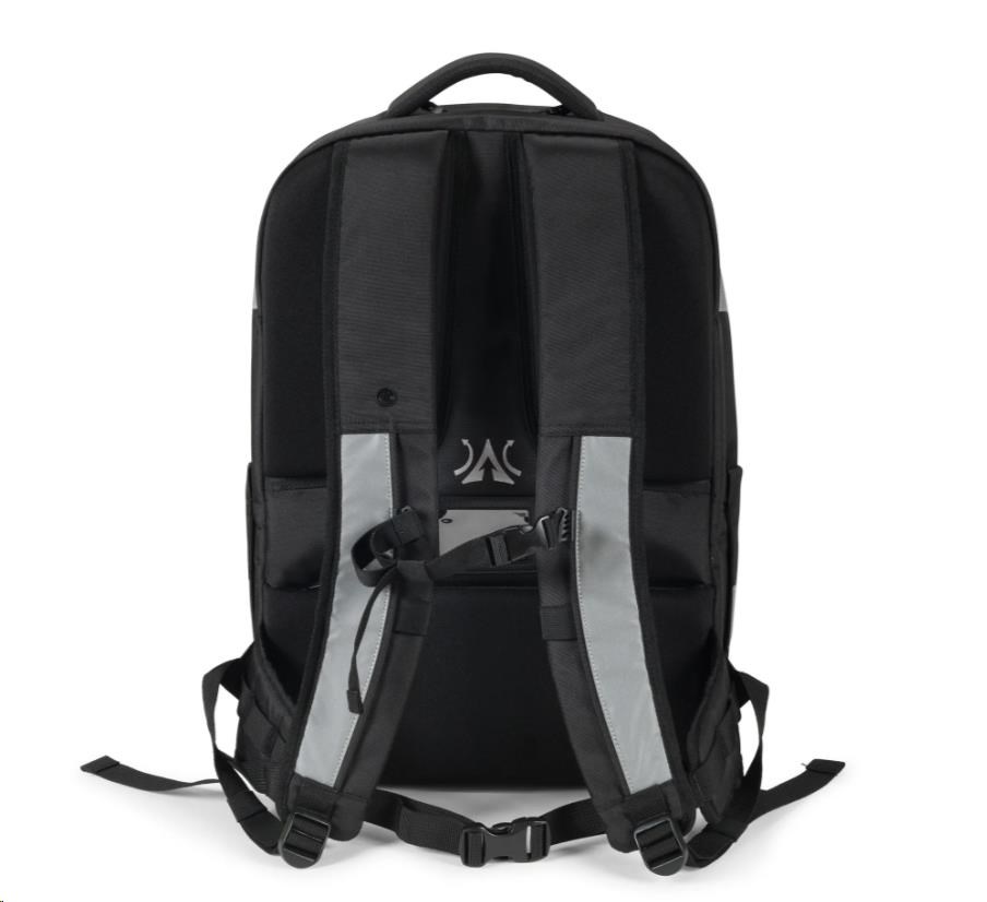 DICOTA Backpack REFLECTIVE 32-38 litre, Black1 