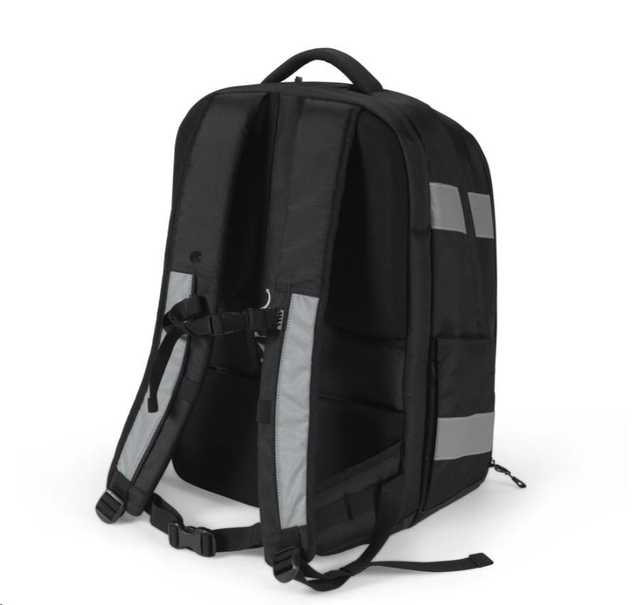 DICOTA Backpack REFLECTIVE 32-38 litre, Black2 