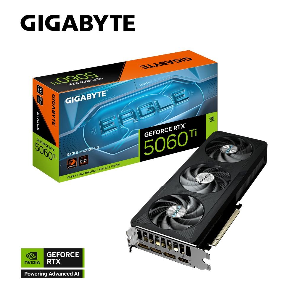 GIGABYTE GeForce RTX 5060 Ti EAGLE MAX/ OC/ 8GB/ GDDR7