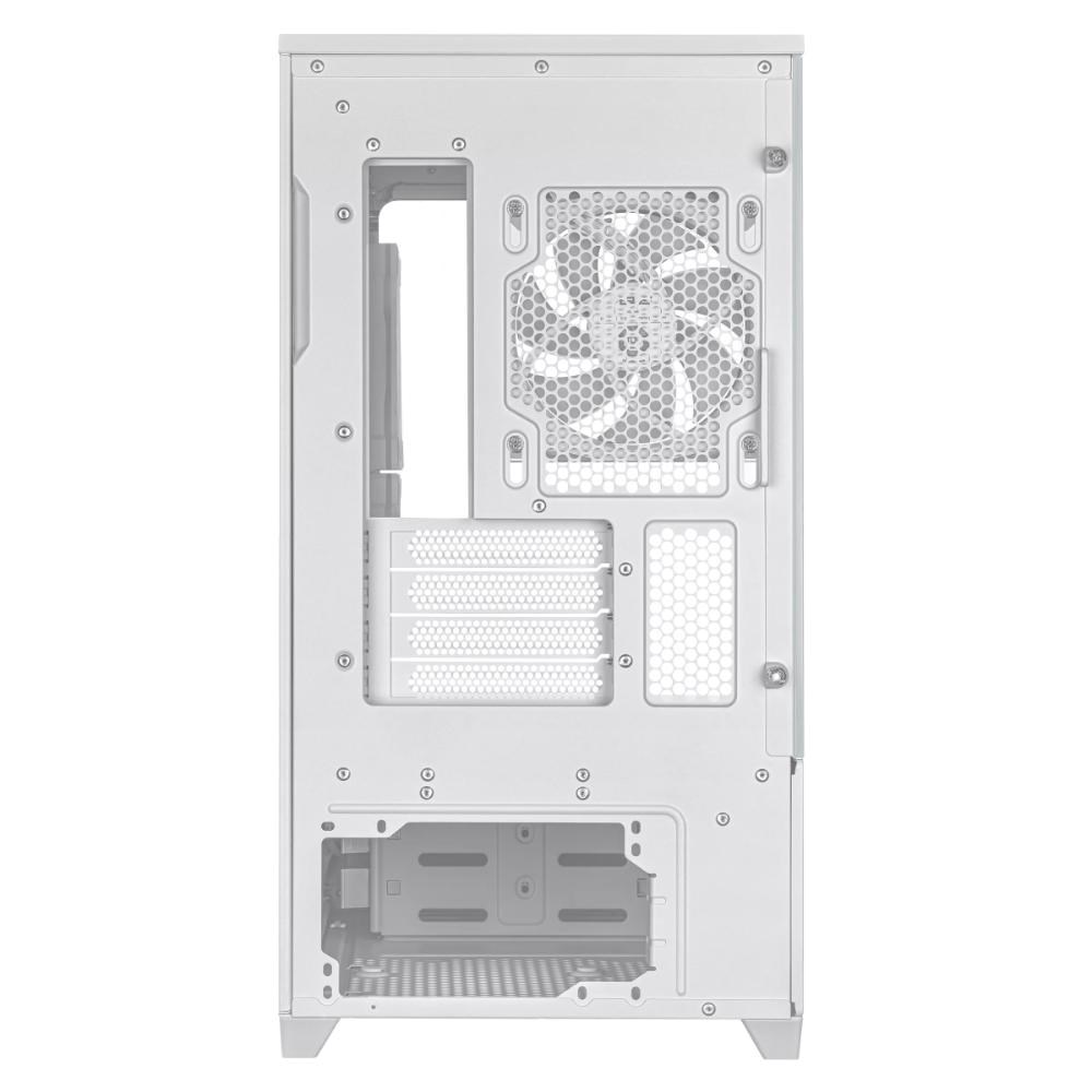 ASUS Case AP202 PRIME CASE,  mATX,  Průhledná bočnice,  3x 120mm ARGB Fan,  bílá8 