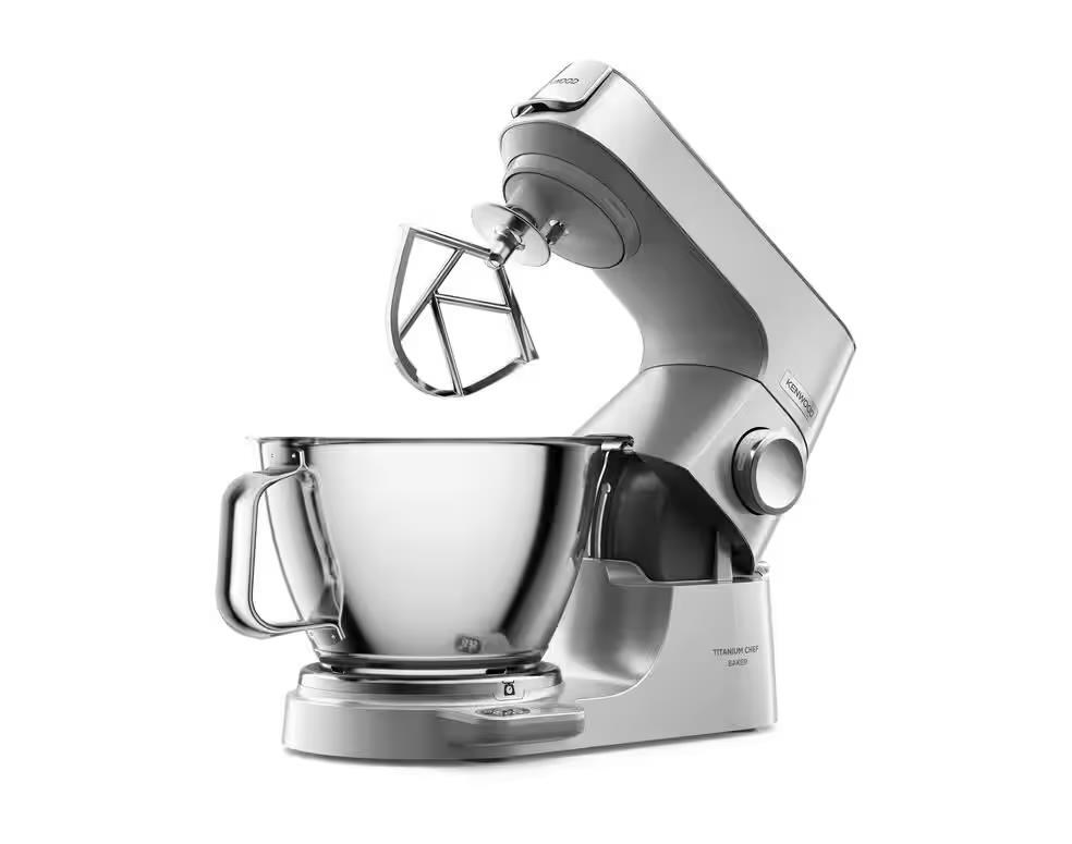 Kenwood Titanium Chef Baker kuchyňský robot,  zabudovaná váha,  časovač,  stříbrná2 