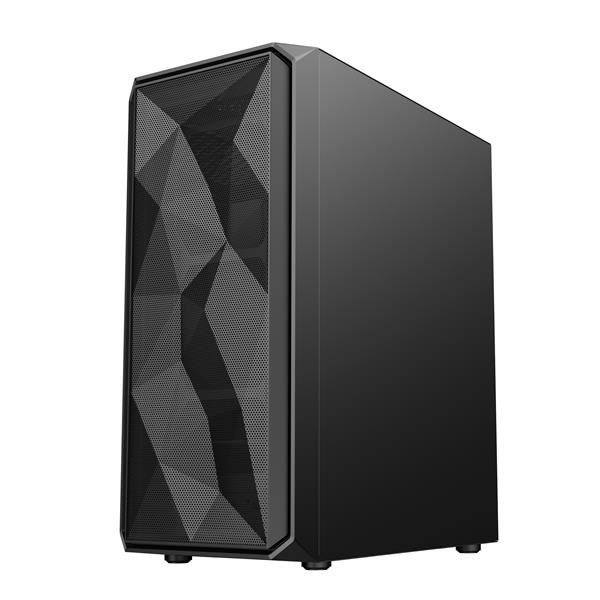 VeinX case ME19A Mid Tower,  bez zdroje,  1x USB3.0,  1x USB2.0,  4x 120mm ARGB Fan,  1x ARGB Controller,  černá4 
