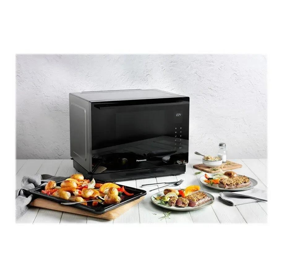 Panasonic mikrovlnná trouba, 1000 W, parní vaření, černá7 