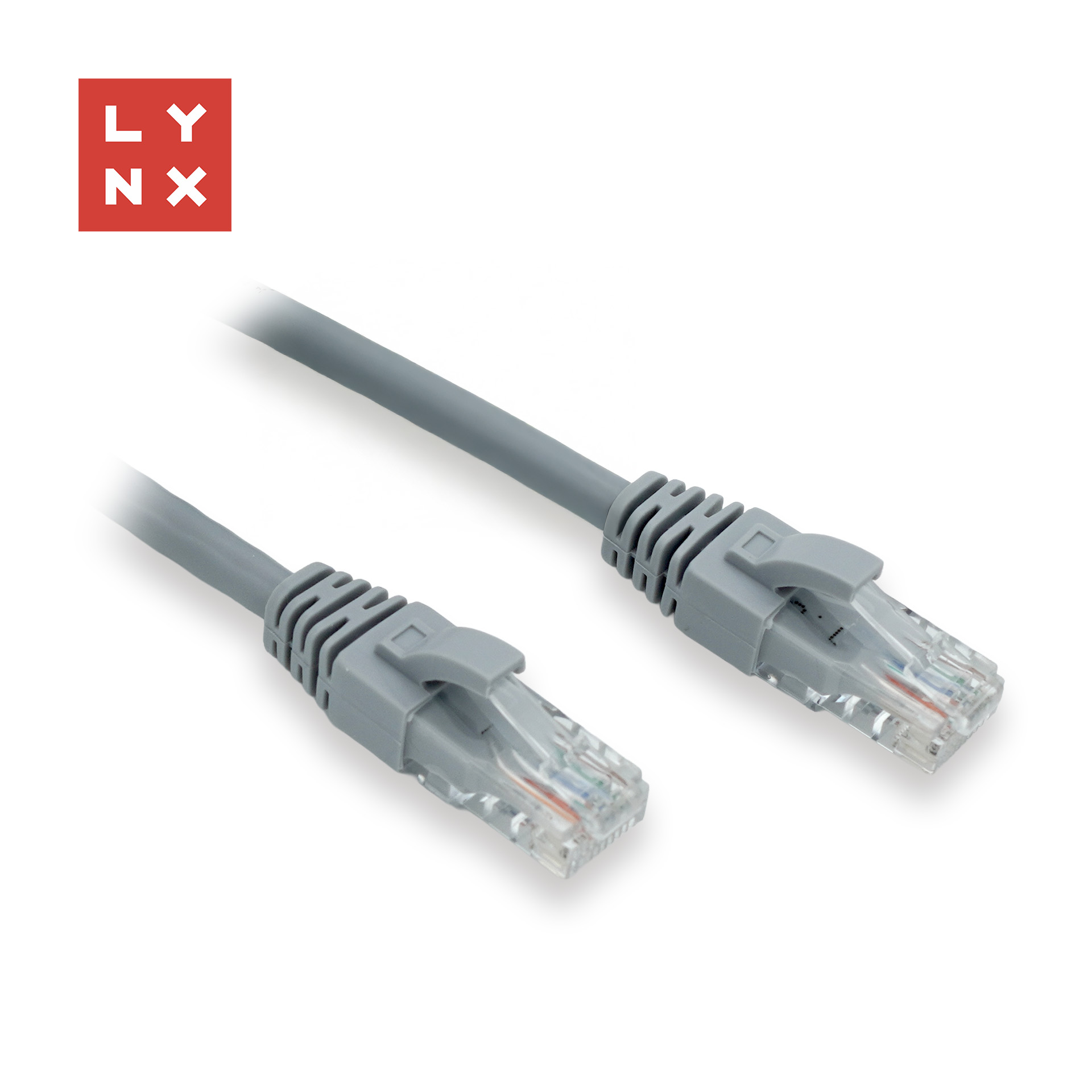 LYNX UTP patch kabel Cat6,  PVC,  5m,  šedý0 