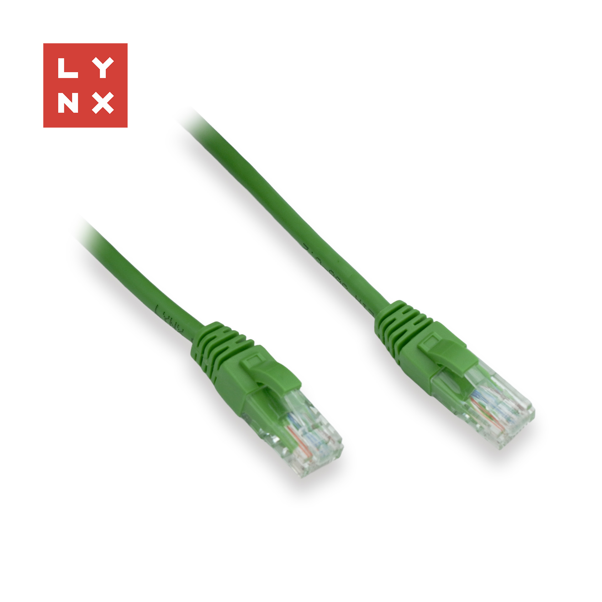 LYNX UTP patch kabel Cat5e,  PVC,  CCA,  2m,  zelený0 