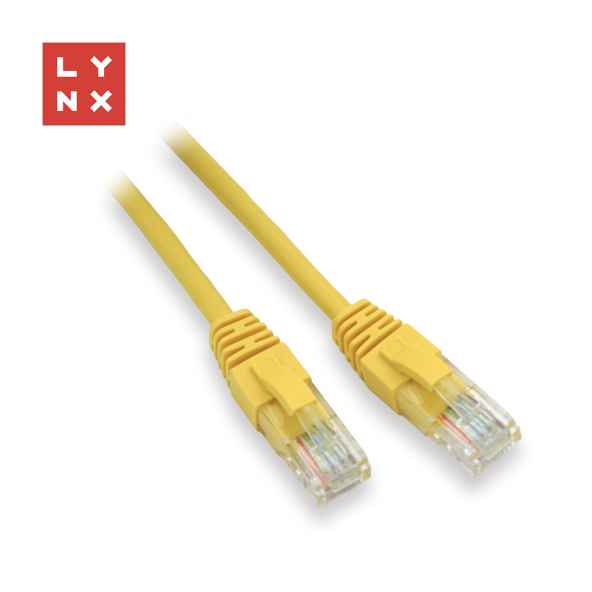 LYNX UTP patch kabel Cat5e,  PVC,  CCA,  10m,  žlutý0 