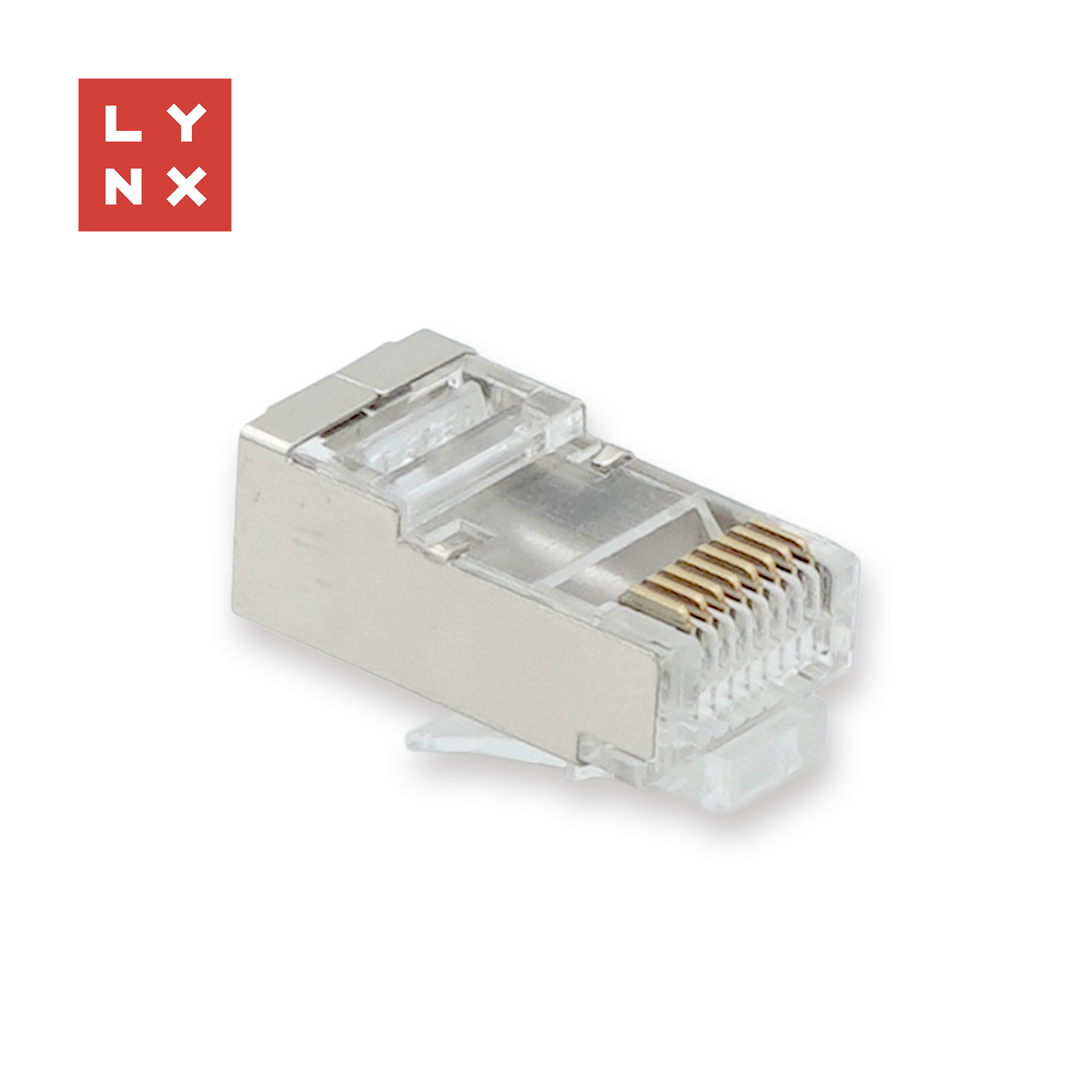 LYNX konektor STP Cat6,  50µ,  100ks