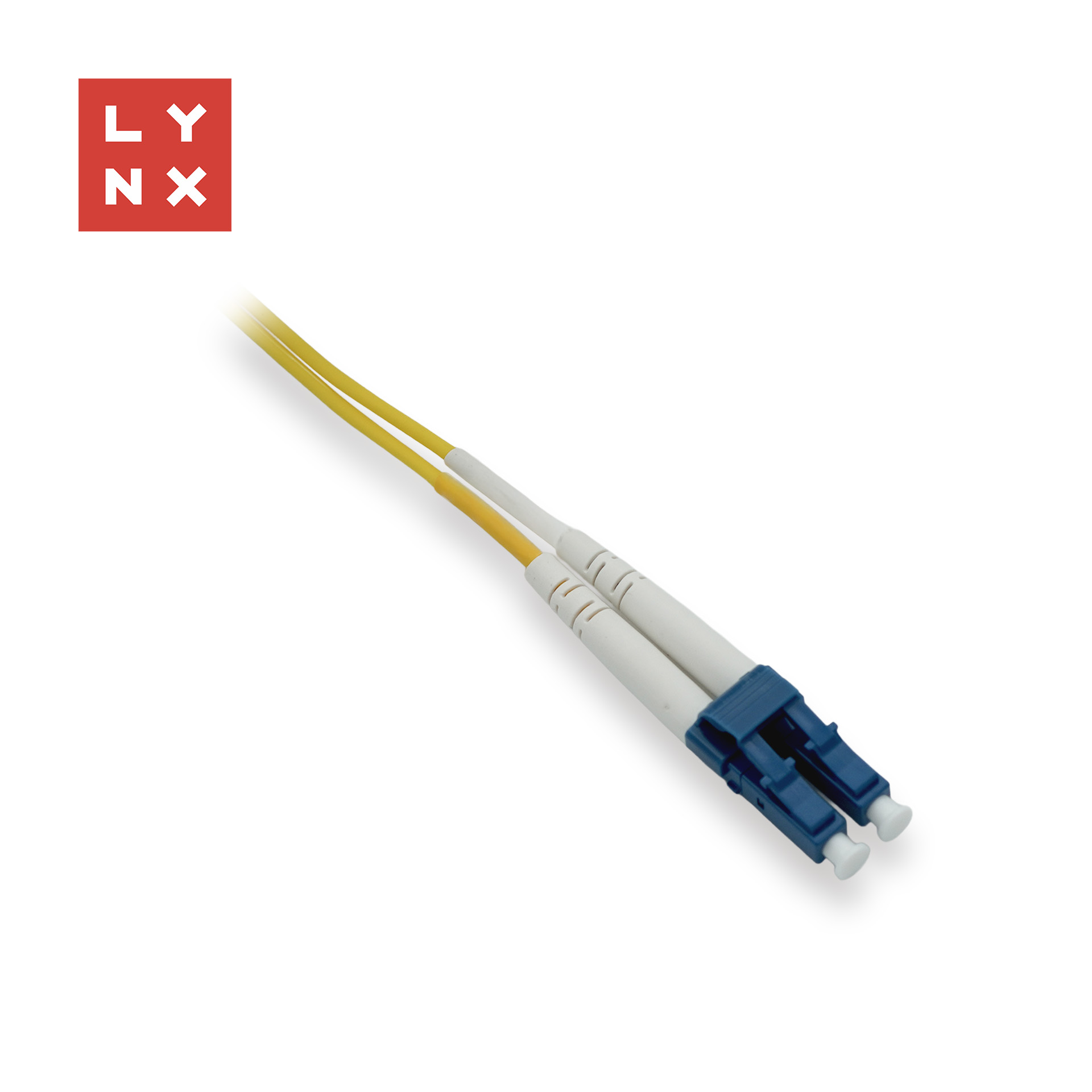 LYNX duplexní patch kabel SM,  OS2,  LC/ LC,  9/ 125µm,  15m0 