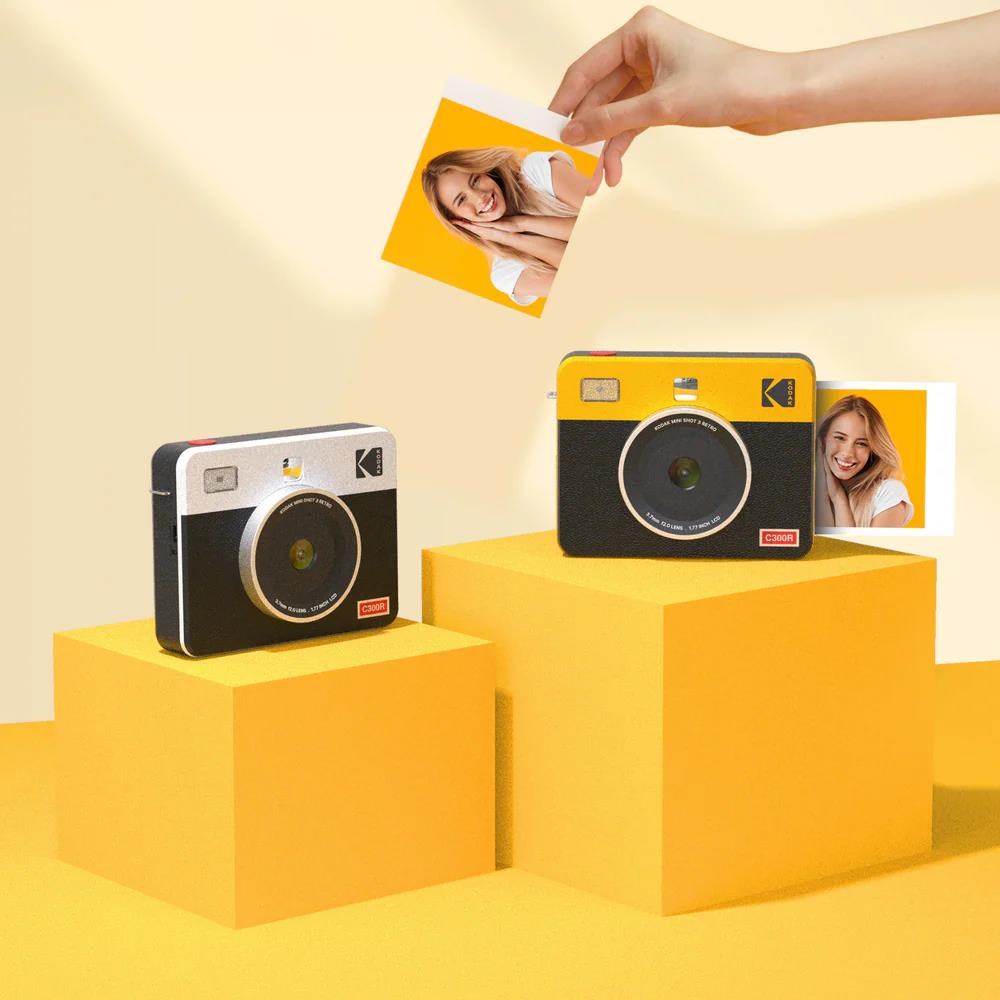 KODAK instantní fotoaparát Mini Shot 3 Retro C300R žlutá1 