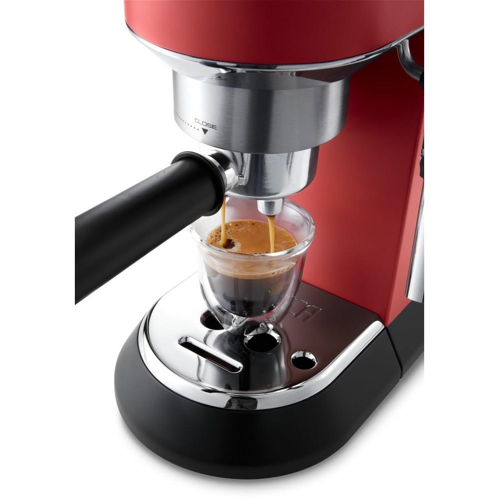 Delonghi Dedica pákový kávovar, červená4 