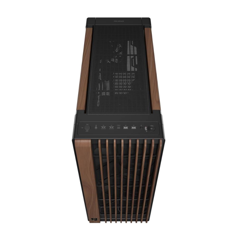 ASUS case PROART PA602 WALNUT WOOD MODERN TG,  Mid Tower,  průhledná bočnice,  černá4 