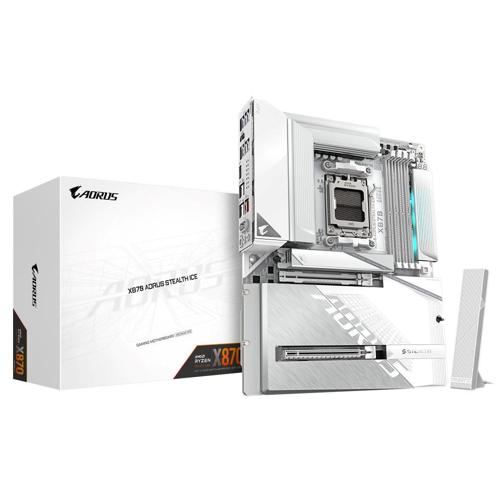 GIGABYTE X870 AORUS STEALTH ICE/ AM5/ ATX