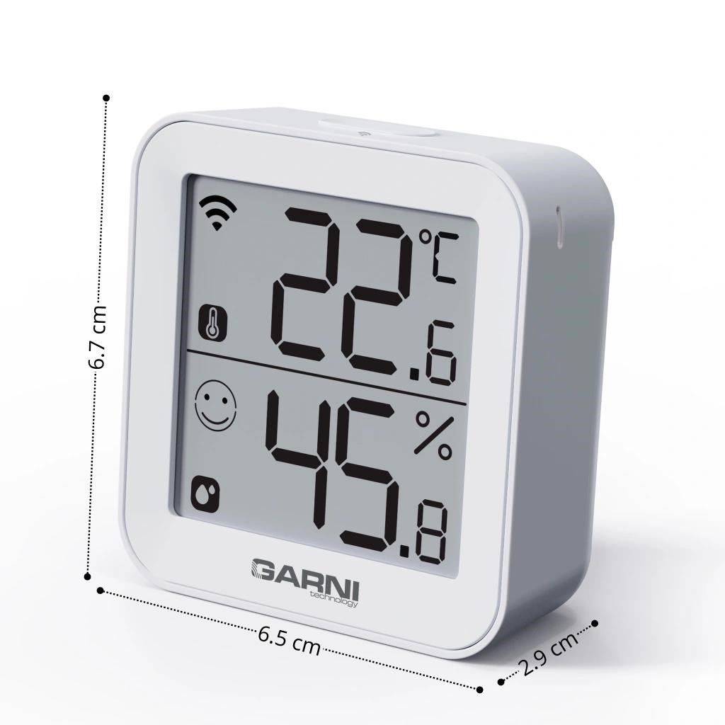 GARNI 158THT chytrý vnitřní teploměr s vlhkoměrem6 