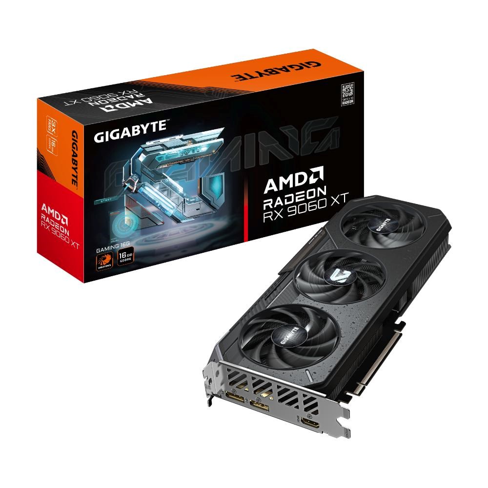 GIGABYTE VGA AMD Radeon RX 9060 XT GAMING 16GB,  16GB GDDR6,  2xDP,  1xHDMI0 