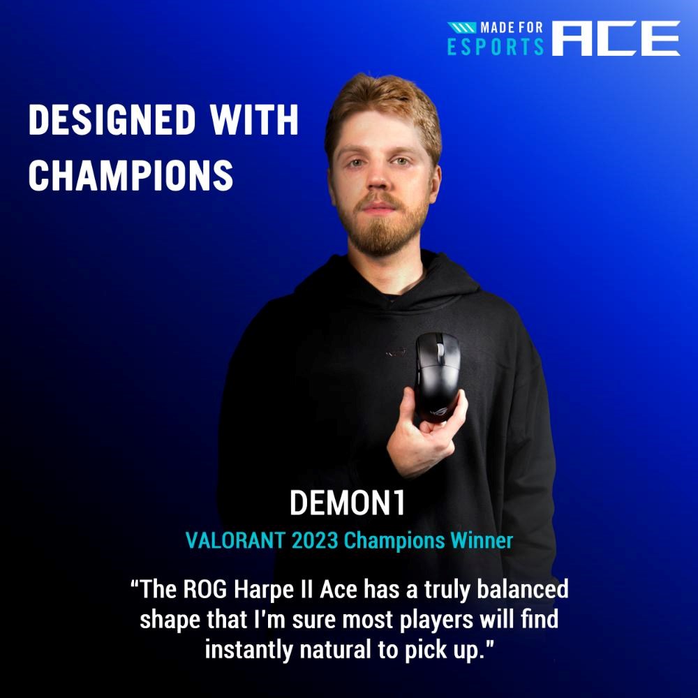 ASUS Herní myš ROG Harpe II Ace, Bezdrátová, bílá5 