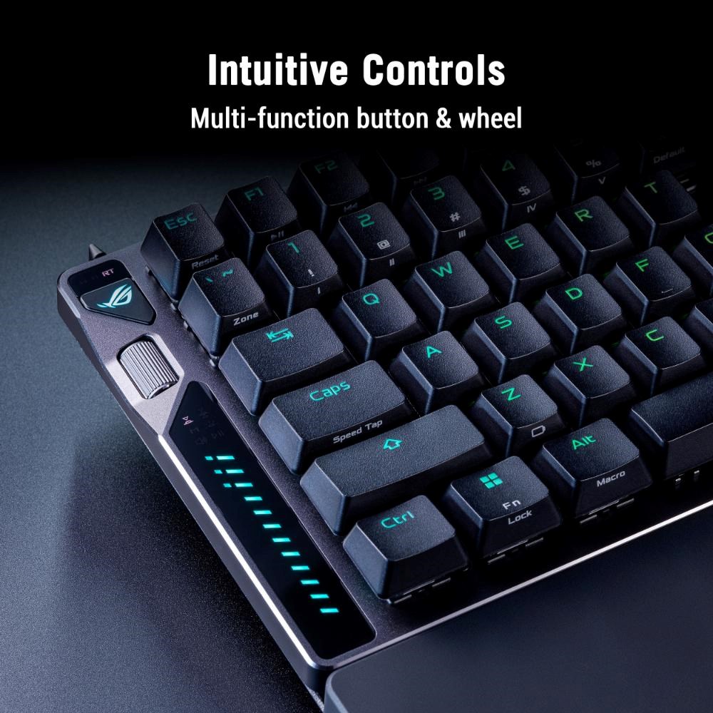 ASUS Klávesnice ROG Falcata,  Mechanická,  Bezdrátová,  ARGB,  černá10 