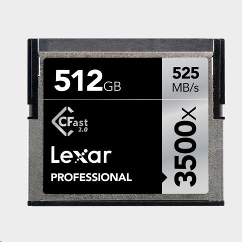 Lexar Pro 3500X Cfast (VPG-130) R525/ W445 512GB0 