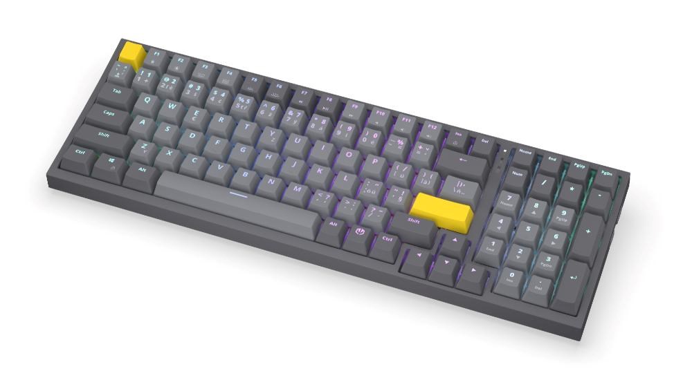 Endorfy herní klávesnice Celeris 1800,  bezdrátová,  yellow switch,  mechanická,  CZ layout,  RGB