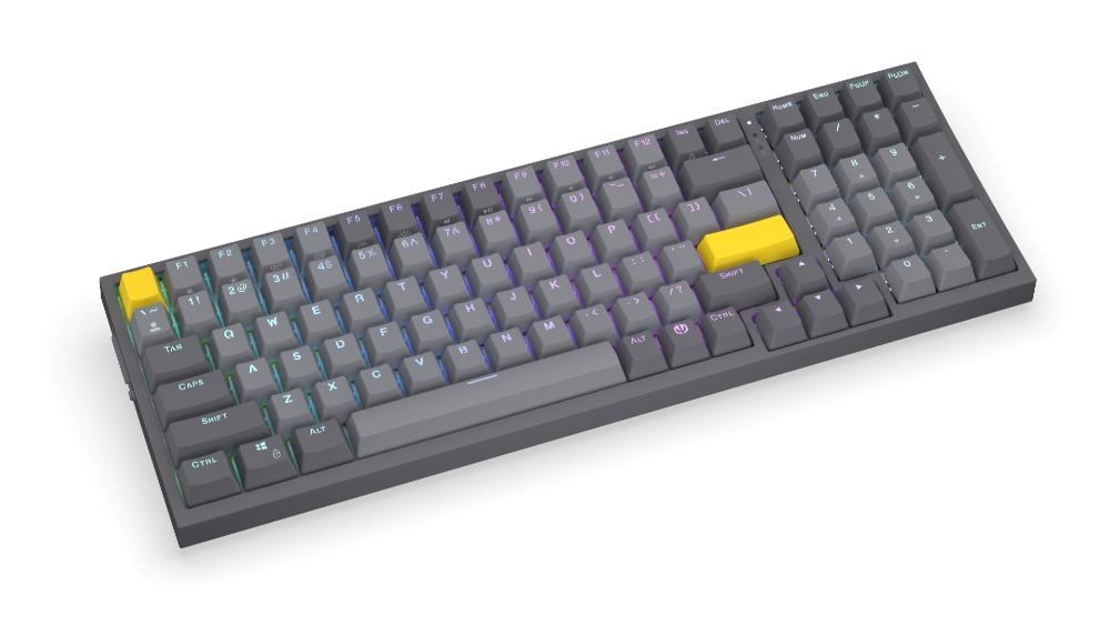 Endorfy herní klávesnice Celeris 1800,  bezdrátová,  yellow switch,  mechanická,  US layout,  RGB1 