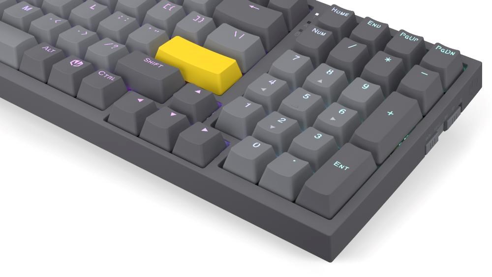 Endorfy herní klávesnice Celeris 1800,  bezdrátová,  yellow switch,  mechanická,  US layout,  RGB5 