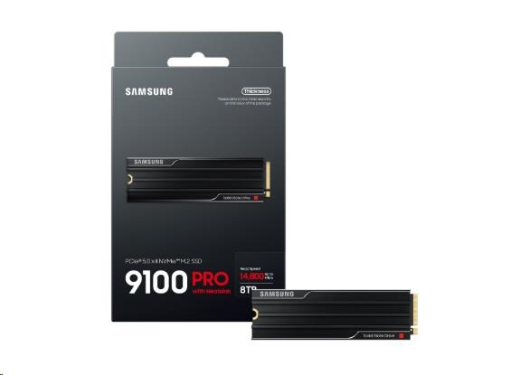 Samsung SSD 9100 PRO with Heatsink PCIe 5.0 NVMe M.2 SSD – 8 TB2 