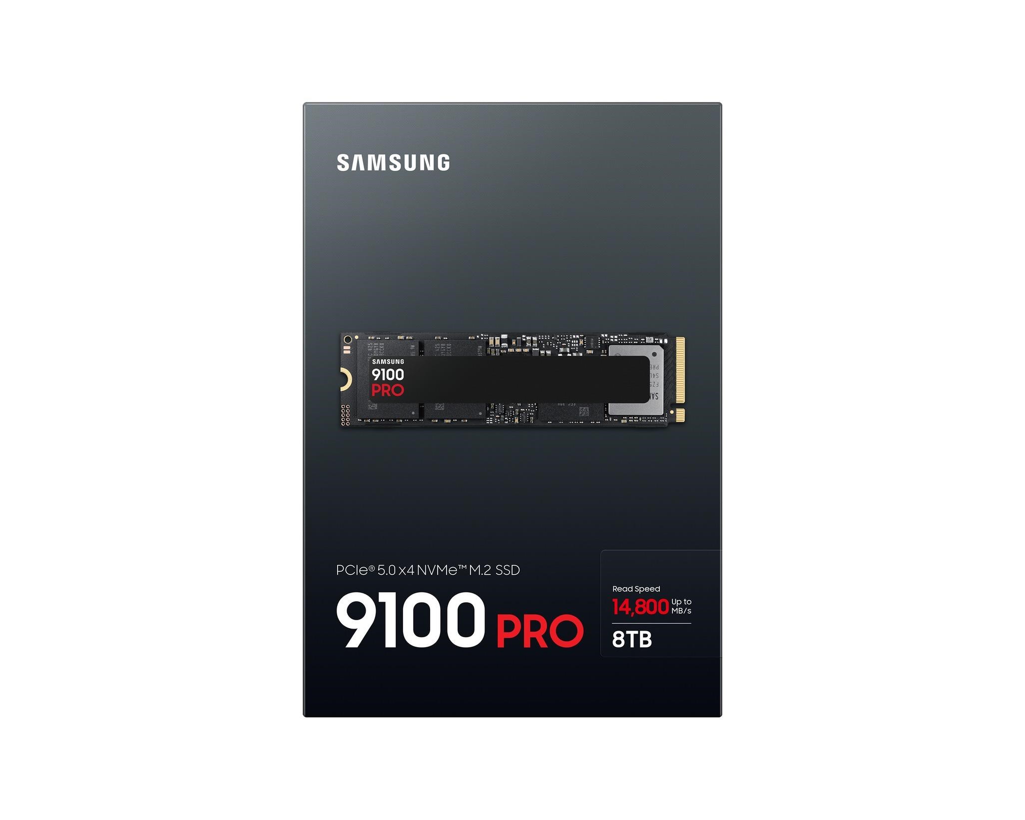 Samsung SSD 9100 PRO PCIe 5.0 NVMe M.2 SSD - 8 TB3 