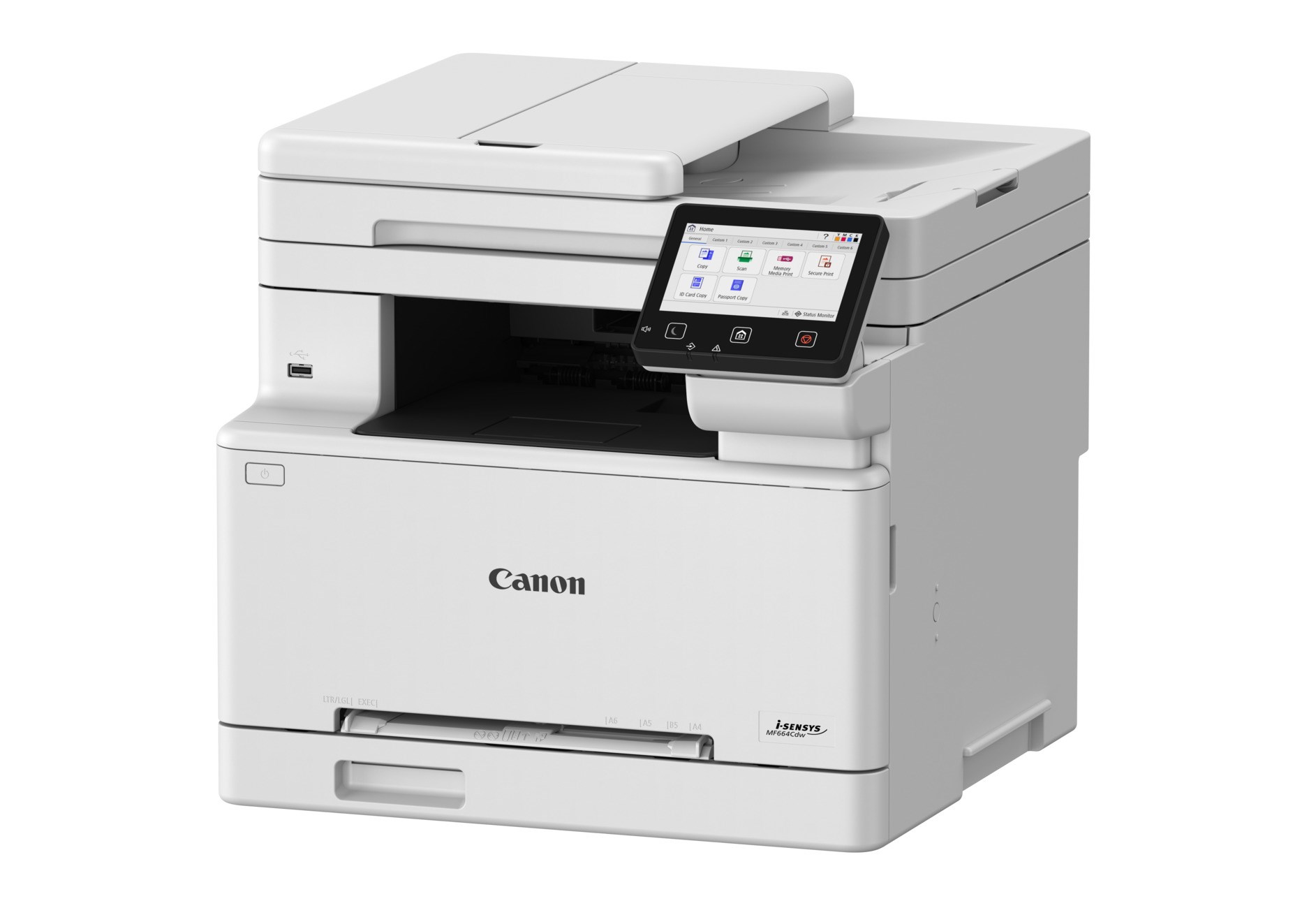 Canon i-SENSYS MF664Cdw barevná,  MF (tisk,  kopírka,  sken),  duplex,  USB,  LAN,  Wi-Fi1 