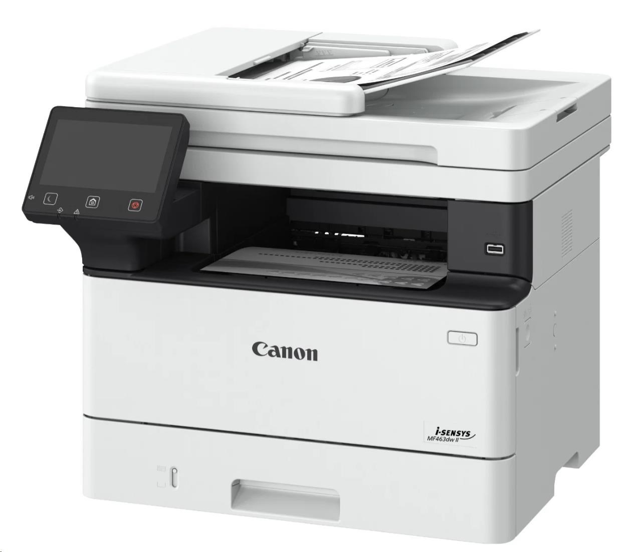 Canon i-SENSYS MF463dw II - černobílá,  MF (tisk,  kopírka,  sken)A4,  DADF,  USB,  LAN,  Wi-Fi 40str./ min0 