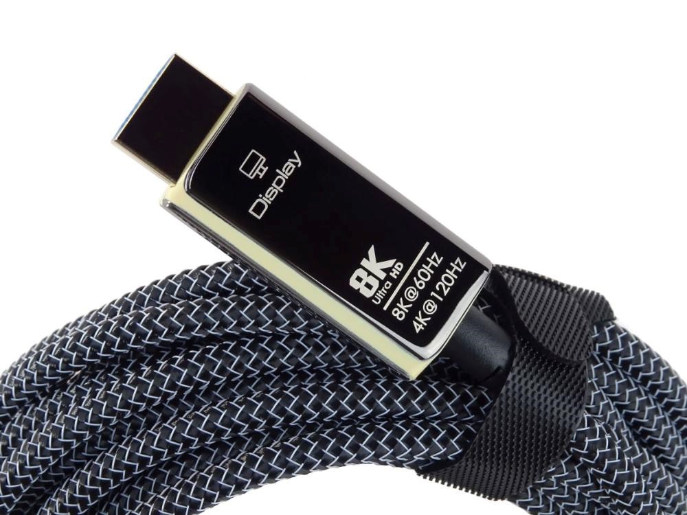 PREMIUMCORD Ultra High Speed HDMI 2.1 optický fiber kabel 8K@60Hz,  zlacené 7m2 
