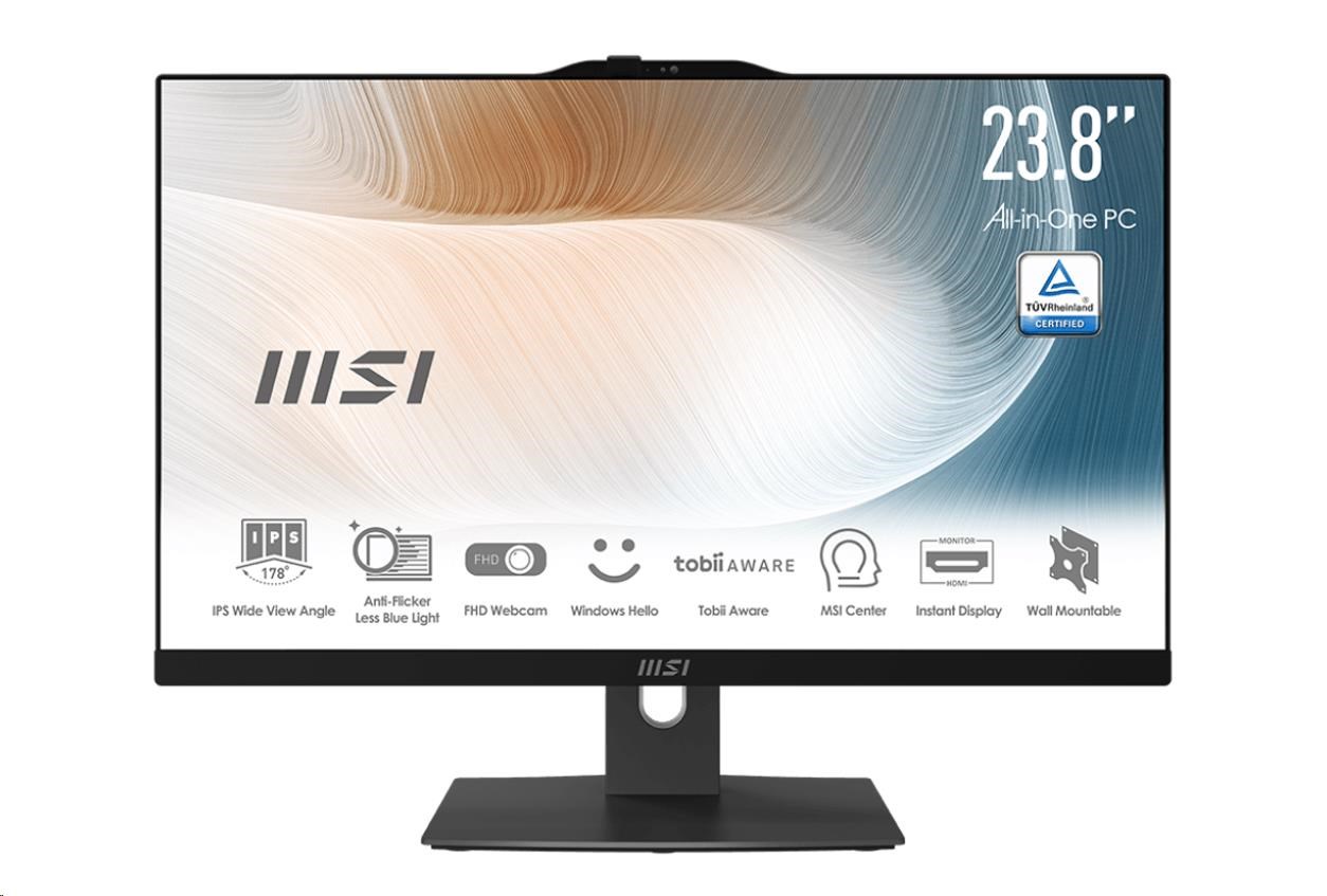 MSI PC AiO AM242TP (Modern AM242TP 1M-2021XEU),  Core 5 120U,  23.8