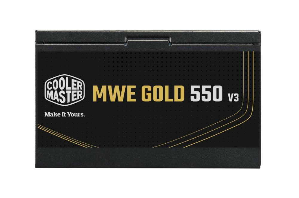 Cooler Master zdroj MWE Gold 550W V3,  120mm,  80+ Gold,  ATX 3.11 