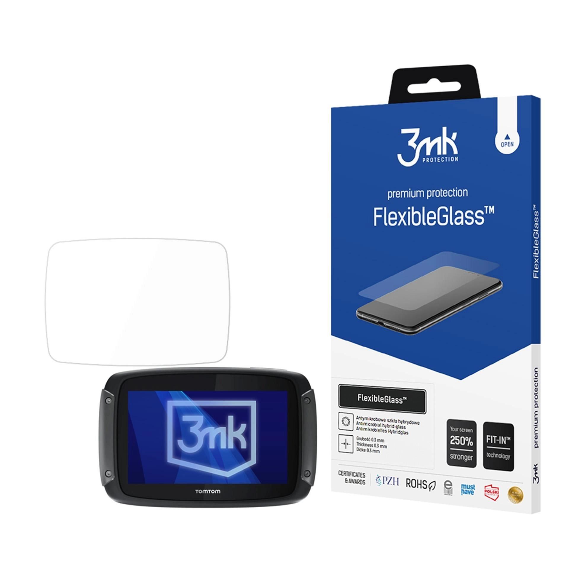 3mk hybridní sklo FlexibleGlass pro Tomtom Rider 5500 