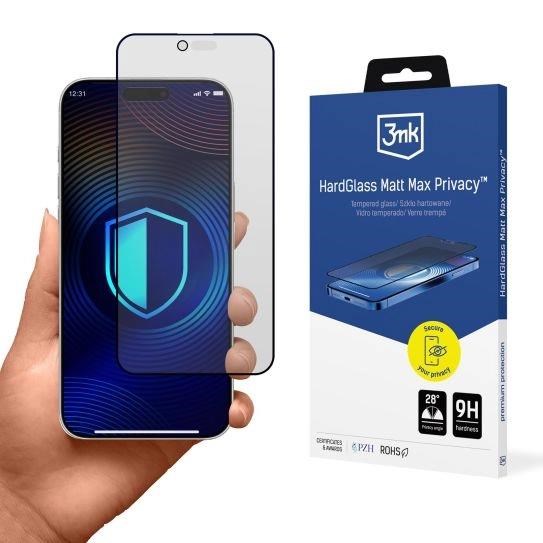 3mk tvrzené sklo HardGlass Matt Max Privacy pro Apple Iphone Air0 