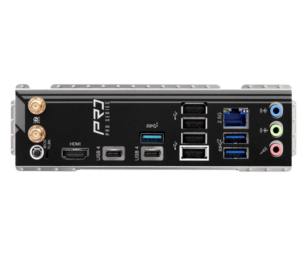 ASRock MB Sc AM5 X870 PRO-A WIFI,  AMD X870,  4xDDR5,  1xHDMI,  2xUSB4,  WI-FI4 