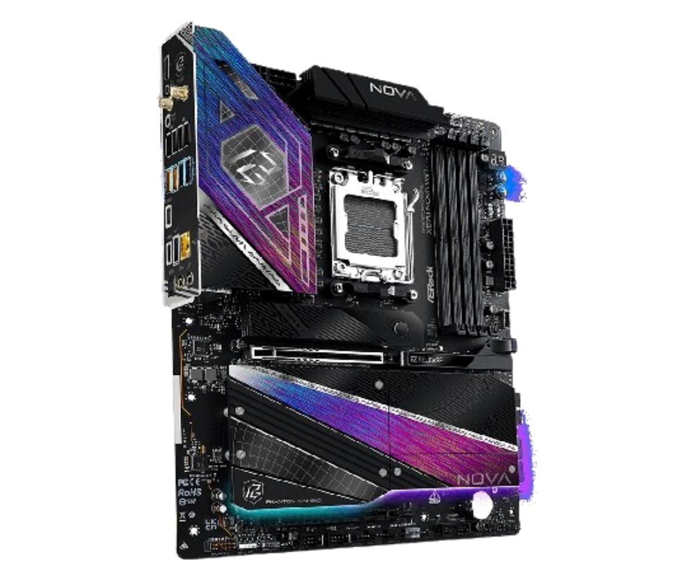 ASRock MB Sc AM5 X870 NOVA WIFI,  AMD X870,  4xDDR5,  1xHDMI,  2xUSB4,  WI-FI4 